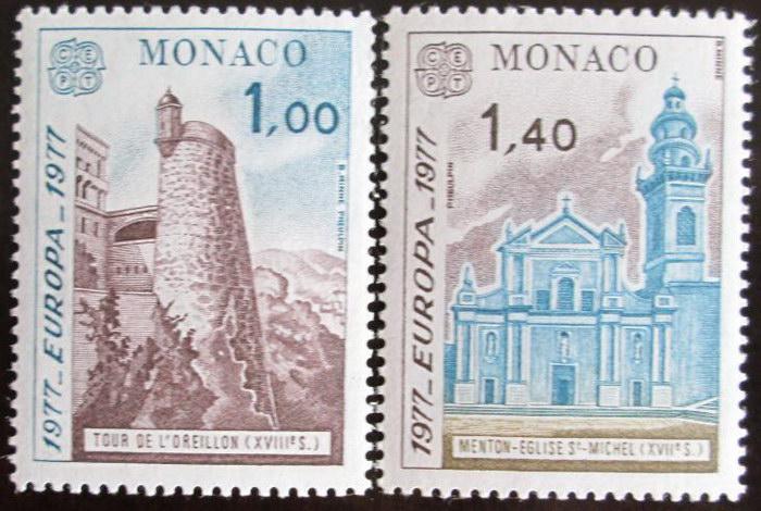 Monako 1977 Európa CEPT Mi# 1273-74 1008 - Známky