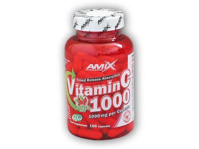 ! Vitamin C 1000mg + Rose Hips 100 kapslí 169 Kč Amix !