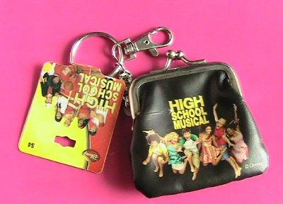 přívěsek na klíče s kotvičkou a PENĚŽENKOU -  High School Musical