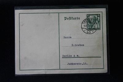 Postkarte , Deutsche Reich  (p3)
