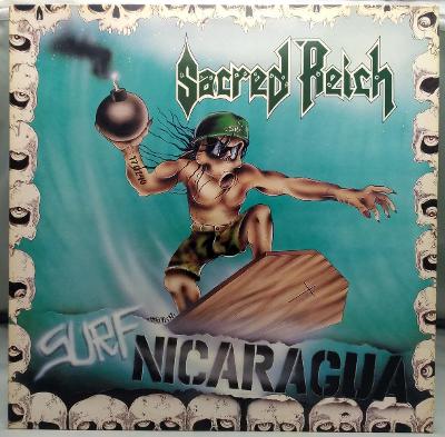 Sacred Reich – Surf Nicaragua 1988 USA Vinyl SP 1. press