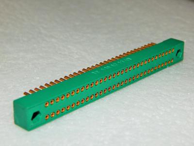 Konektor FRB 62 pinů samice, rovné vývody na kabel, TX 518 62 13 TESLA