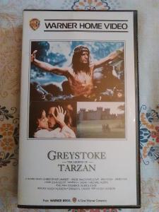 Greystoke Tarzan,originální VHS kazeta.