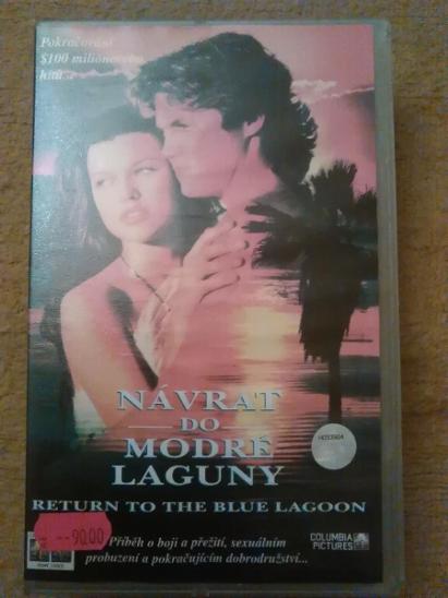 Návrat Do Modré Lagunyoriginální Vhs Kazeta Aukro 8373