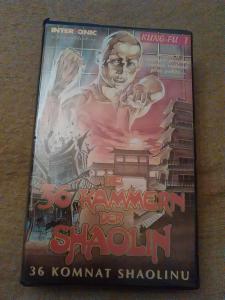 36 komnat Shaolinu,originální VHS kazeta.