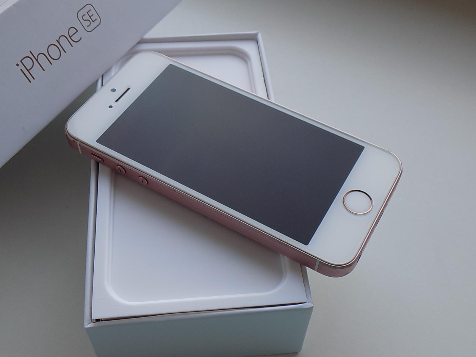 APPLE iPhone SE 32GB Rose Gold - KOMPLETNÍ BALENÍ - Mobily a chytrá elektronika