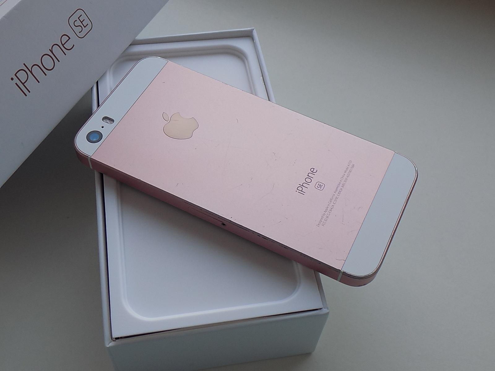 APPLE iPhone SE 32GB Rose Gold - KOMPLETNÍ BALENÍ - Mobily a smart elektronika