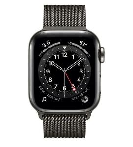 Apple Watch Series 6 Cellular 40mm grafitová ocel s grafitovým milánsk