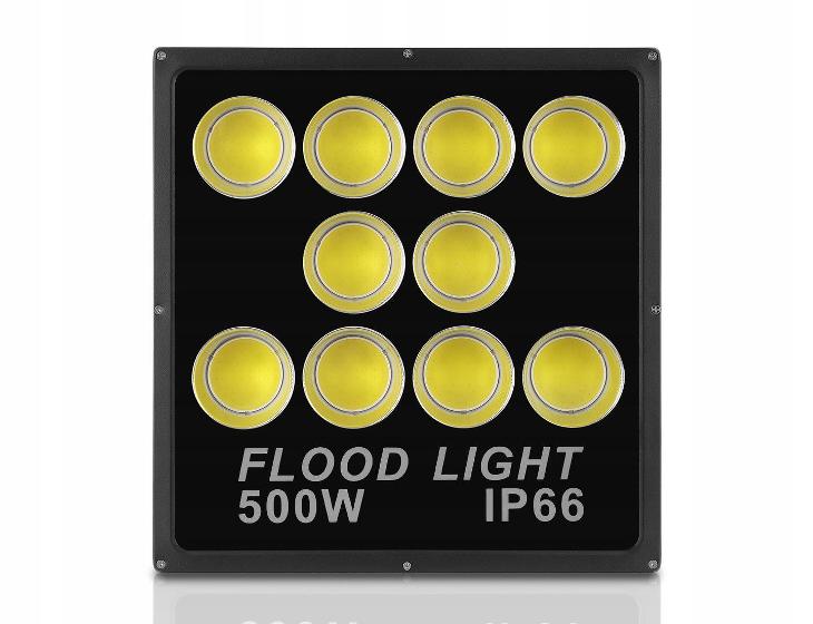 Halogenový LED reflektor Slim 500 W COB CERTIFIKÁT