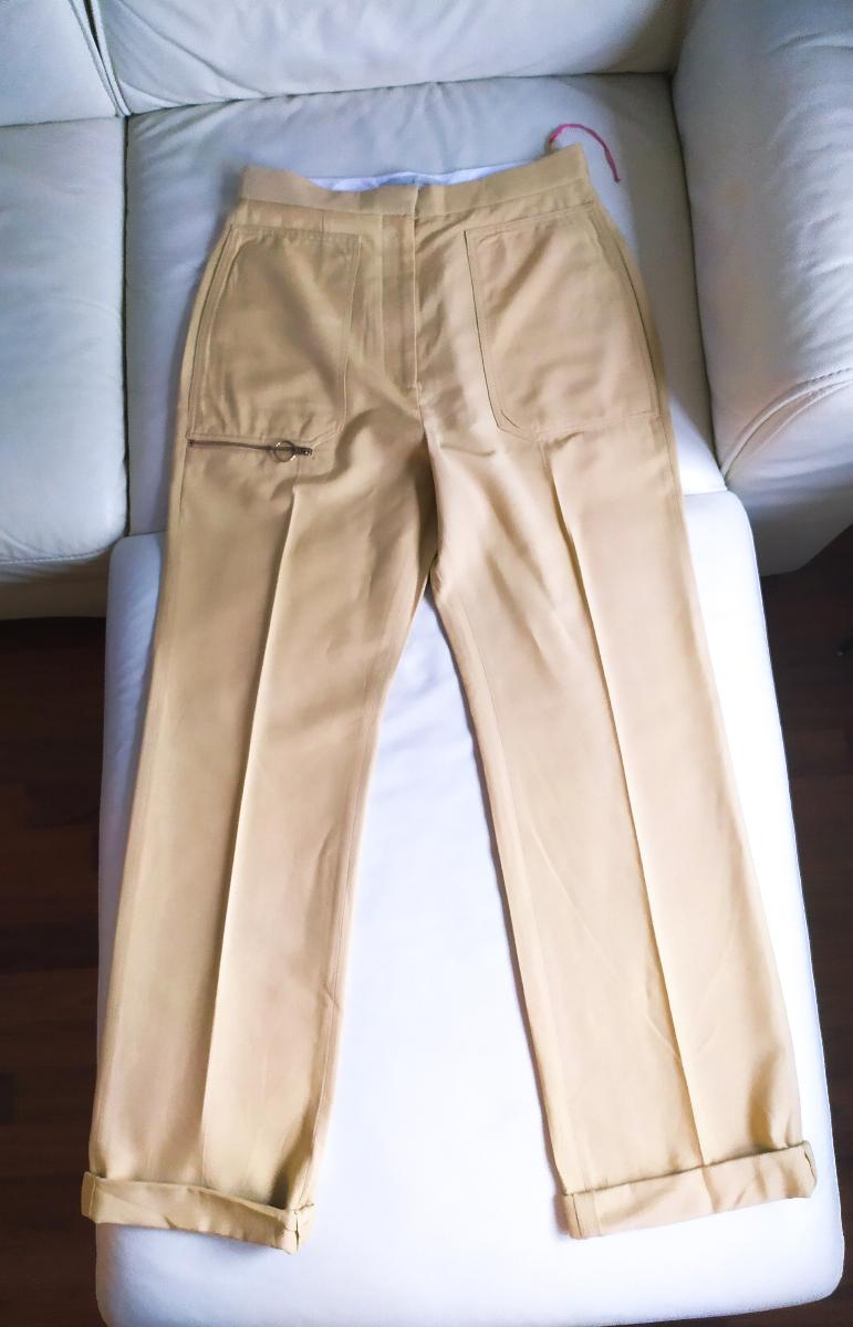 Luxusní Cargo kalhoty Stella McCartney top stav vel L/XL PC 21.000,- - Dámské oblečení