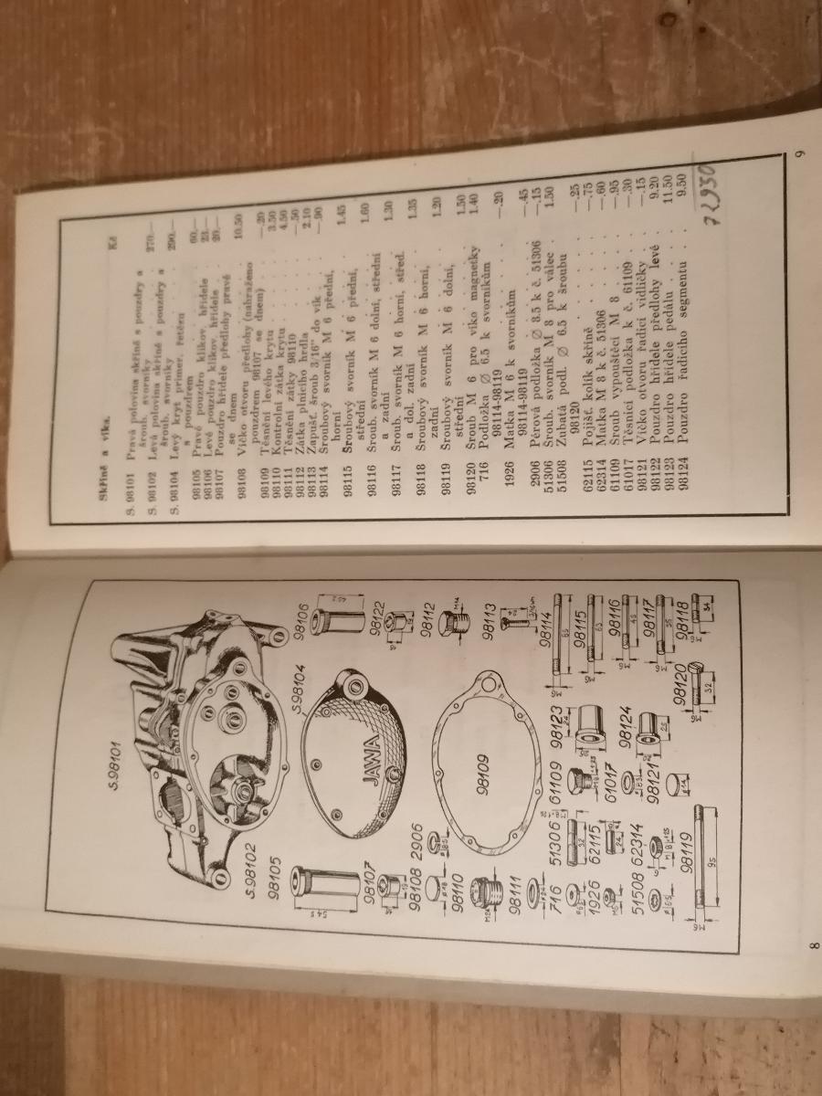 Starý katalog pro kolo s pomocným motorem JAWA ROBOT 100ccm3 rok 1938 - Auto-moto