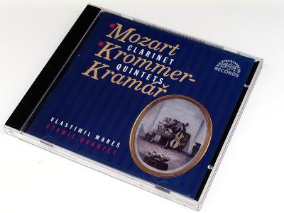 #3348A Mozart / Krommer-Kramář, Clarinet quintets, Stamic Quartet, CD 