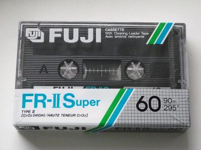 kazeta Fuji FR-II Super 60, typ II, 1985