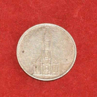 stříbrná mince, Ag 5 mark 1935