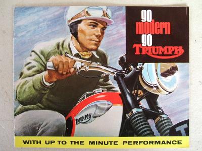 TRIUMPH England - originální katalog 1965 !!!