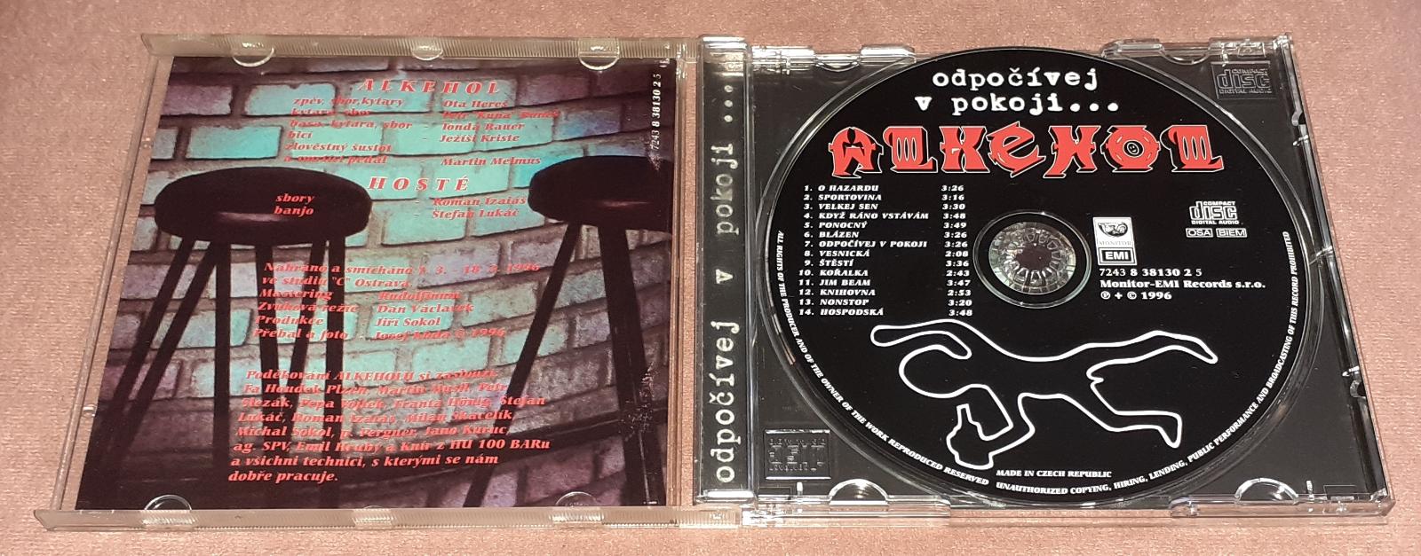 CD - Alkehol - Odpočívej v pokoji (1996) - Hudba na CD