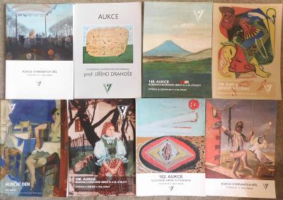 8ks aukčních katalogů Vltavín