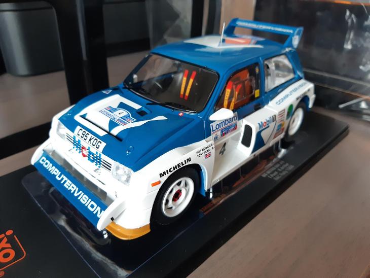 MG Metro 6R4 #4 T.Pond/R.Arthur - 6th RAC Rally 1986 1:18 IXO | Aukro