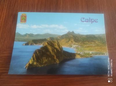 Calpe pohlednice Španělsko