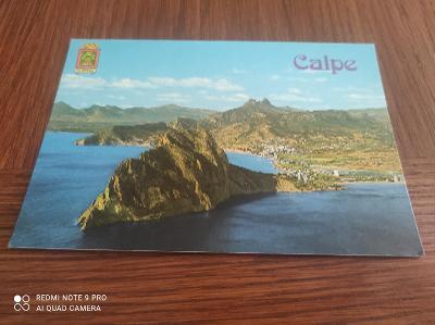 Calpe pohlednice Španělsko