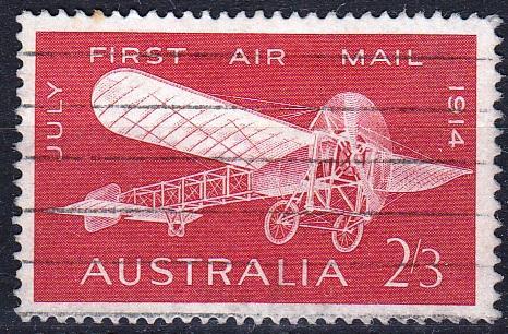 Austrálie 1964 Mi.347 prošla poštou, letadla - Filatelie