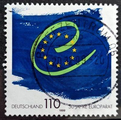 DEUTSCHLAND: MiNr.2049 Council of Europe Emblem 110pf 1999