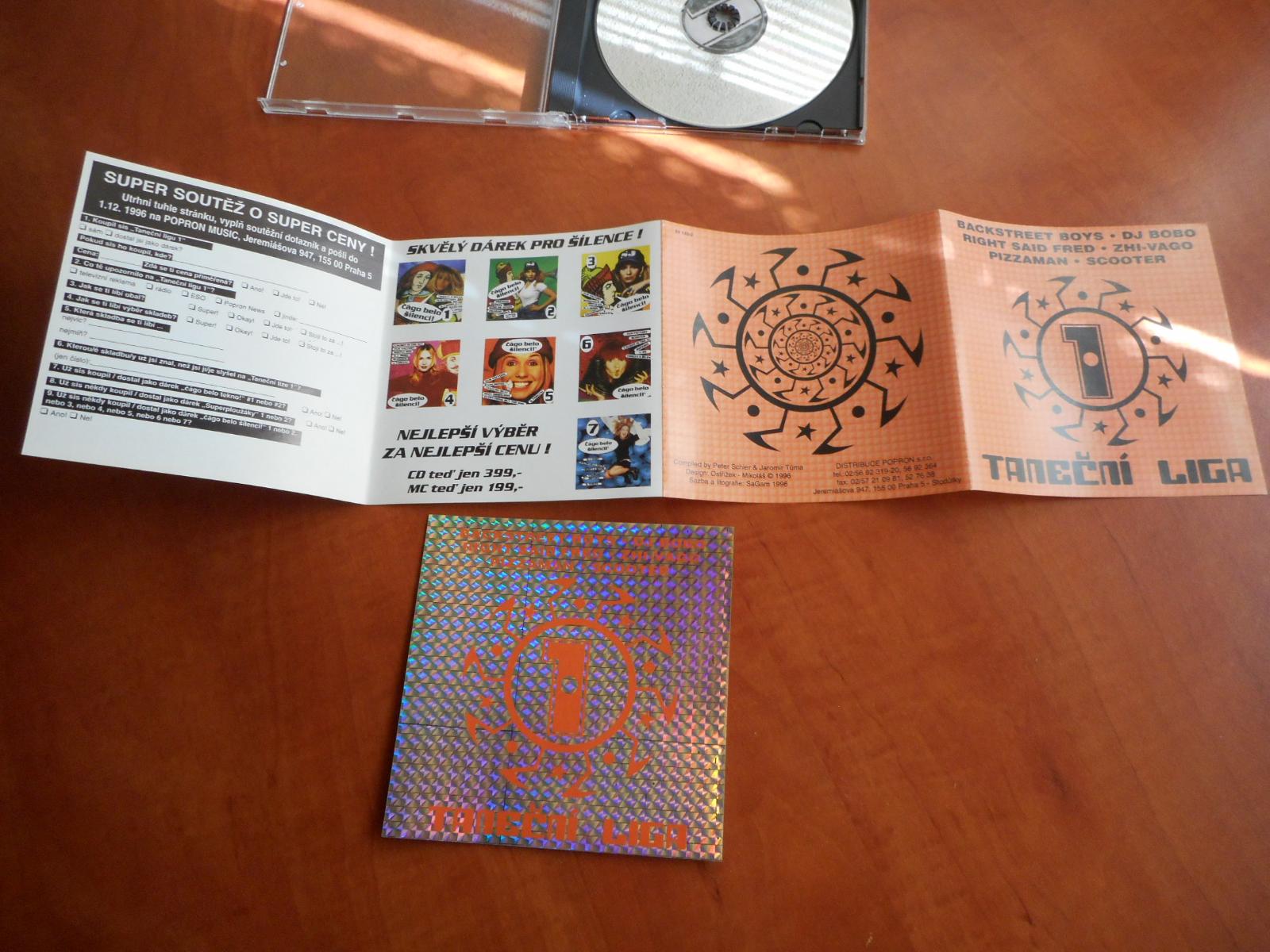 TANEČNÍ LIGA 1 ( 1996 ) CD velice zachovalé málo použito - Hudba