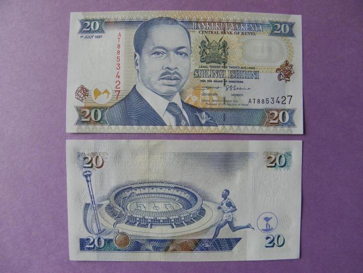 20 Shilingi 1.7.1997 Kenya - P35b - UNC - /I263/ - Bankovky Afrika