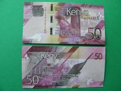 50 Shillings 2019 Kenya - Pnew - UNC - /S2/