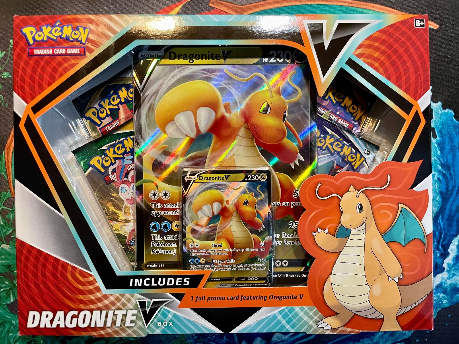 Pokémon BOX z NEJNOVĚJŠÍ edice EVOLVING SKIES Dragonite V | Aukro