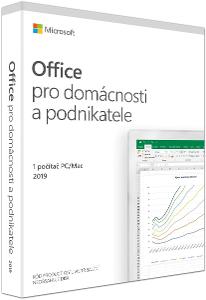Microsoft Office 2019 pro domácnosti a podnikatele CZ (BOX)