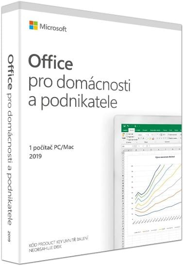 Microsoft Office 2019 pro domácnosti a podnikatele CZ (BOX) - Počítače a hry