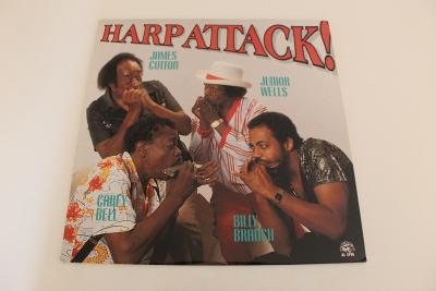 Cotton, Wells, Bell, Branch – Harp Attack! -Top stav- UK 1990 LP