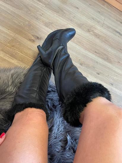 Krásné teple Zara kozačky s koziskem nové 39  - Dámské boty