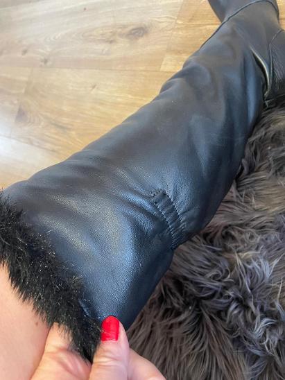 Krásné teple Zara kozačky s koziskem nové 39  - Dámské boty