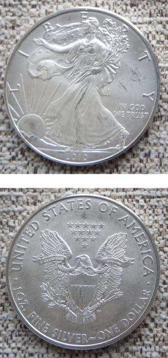 Americký orel 2010 - 1 oz stříbro