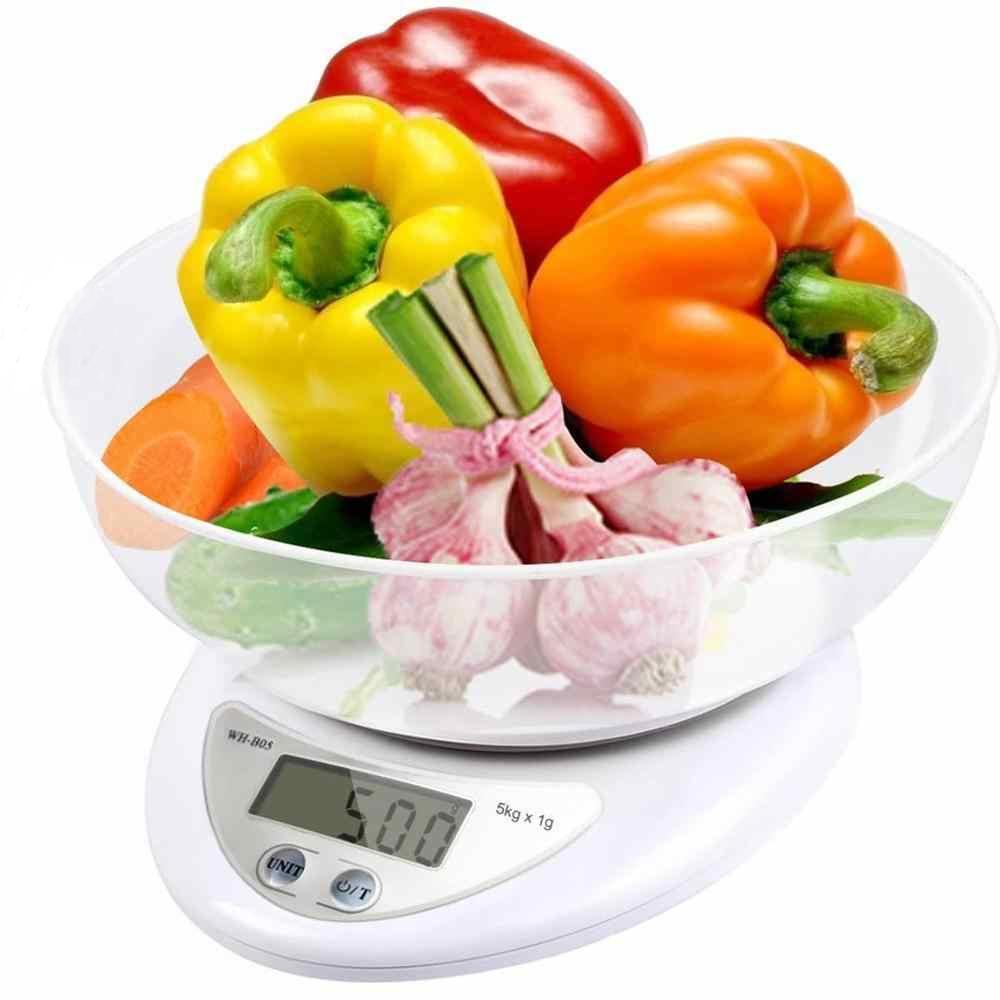 Digitální kuchyňská váha a lcd s misou 5kg 1g 0100 - Nářadí