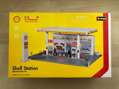 Bburago Shell Station model čerpací stanice