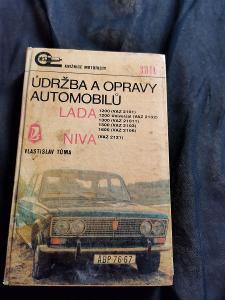 Stará kniha Údržba a opravy automobilů Lada 1200,1300,1500,1600