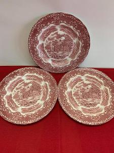 Anglický porcelán Grindley dezertní talíř 3 ks