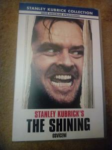 Osvícení,The shining,originální VHS kazeta.