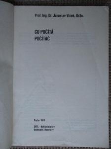 Vlček Jaroslav - Co počítá počítač (1. vydání)