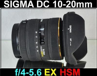 💥 pro Canon - SIGMA DC 10-20mm 1:4-5.6 HSM EX**ŠIROKOÚHLÝ ZOOM**TOP👍