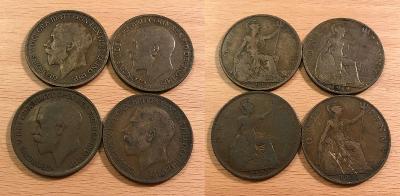 1 Penny 1917,1919,1920,1921 (Velká Británie)
