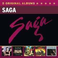 SAGA  5 original album  2   5CD Box set - Hudba na CD