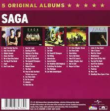 SAGA  5 original album  2   5CD Box set - Hudba na CD