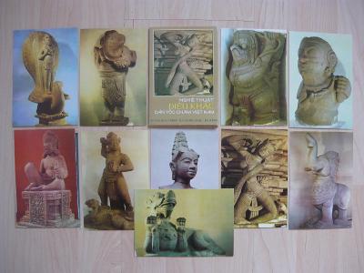 Vietnam-Hinduistická božstva,soubor pohlednic