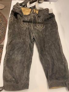 Pánské kožené kalhoty, kraťasy Lederhose, vel. XL
