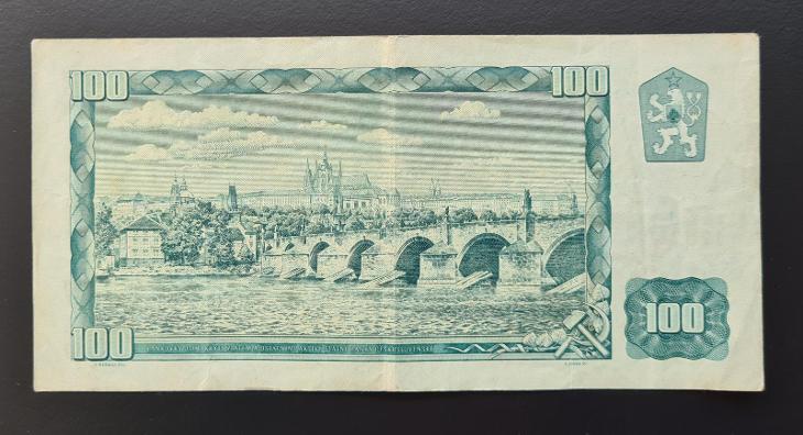 100 Kčs 1961, serie D 29 - Bankovky