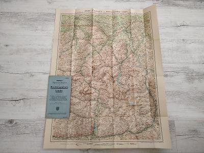 Válka Stará mapa Válka Rakousko Hitler Berchtesgaden Brno Speciálka